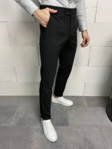 Мужские Черные Брюки Классические Базовые