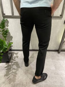 Мужские Черные Брюки Классические Базовые