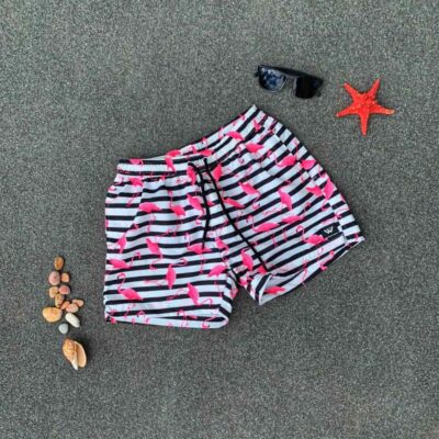 Мужские Летние Шорты Разные Цвета - Свободные Пляжные Короткие в Яркой Расцветке в Полоску