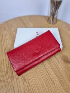 Женский Красный Кошелек - Натуральная Кожа