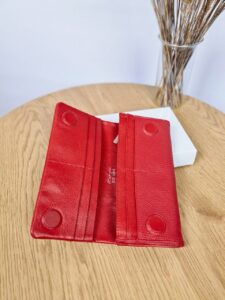 Женский Красный Кошелек - Натуральная Кожа