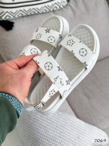 Женские Белые Босоножки Экокожа на Платформе