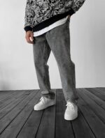 Мужские Серые Джинсы Багги Оверсайз - Широкие Джинсовые Штаны Baggy