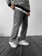 Мужские Серые Джинсы Багги Оверсайз - Широкие Джинсовые Штаны Baggy