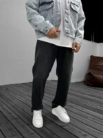 Мужские Черные Джинсы Baggy - Объемные Джинсовые Штаны Багги