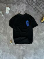 Мужская Черная Футболка Оверсайз - Объемная с Принтом Nokia