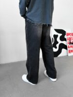 Мужские Антрацитовые Джинсы Багги - Джинсовые Штаны Baggy Широкого Кроя