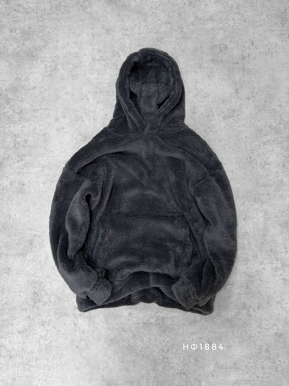 photo_2024-11-06_10-25-56 Мужское Теплое Плюшевое Графитовое Худи Оверсайз - Двухсторонняя Махра
