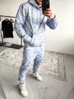 Мужской Серый Спортивный Костюм Варенка - Утепленный Трехнитка на Флисе