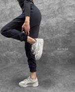 Женские Базовые Графитовые Спортивные Штаны Джоггеры