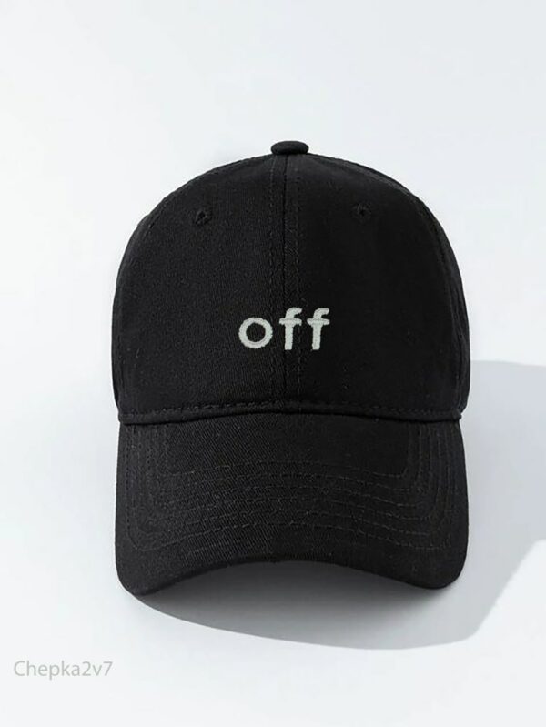 Женская Черная Кепка с Вышивкой Off