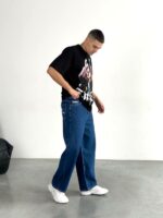 Мужские Синие Джинсы Багги - Широкие Джинсовые Штаны Baggy