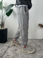 Мужские Свободные Серые Спортивные Штаны Джоггеры Варенки
