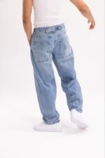 Мужские Широкие Голубые Джинсы Багги - Джинсовые Штаны Baggy