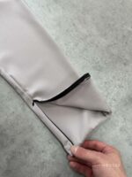 Мужские Серые Штаны Брюки Зауженные к Низу на Змейках