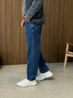 Мужские Широкие Синие Джинсы Багги - Джинсовые Штаны Baggy Прямого Кроя