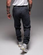 Мужские Графитовые Вельветовые Штаны Джоггеры на Резинках Внизу