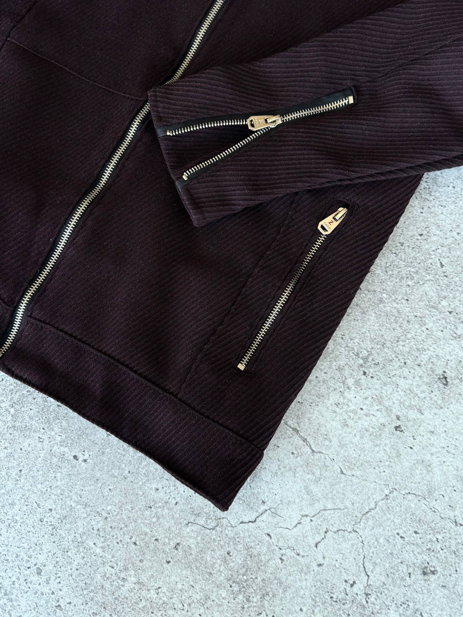 photo_2025-09-12_16-04-15 Мужская Демисезонная Куртка Марсала - Классическая на Молнии