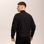 Мужской Базовый Черный Бомбер - Куртка Софтшелл на Молнии