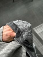 Мужской Утепленный Темно-Серый Спортивный Костюм Варенка Оверсайз на Флисе (Свитшот + Штаны)