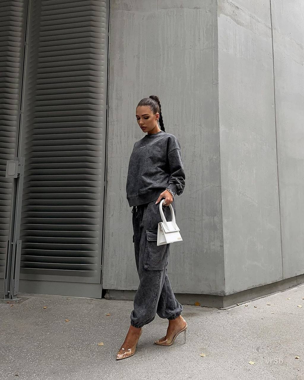 photo_2025-10-24_21-27-36 Женский Графитовый Костюм Тройка Варенка - Майка + Свитшот + Штаны