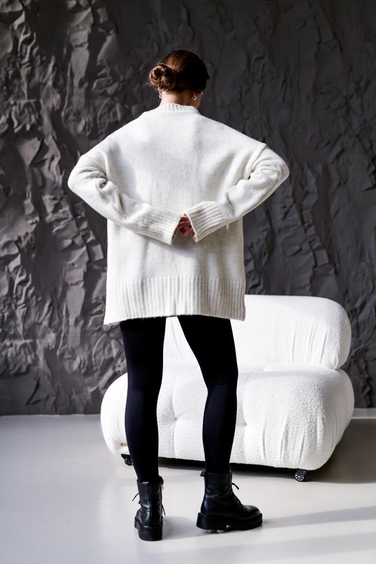 photo_2025-10-25_17-51-06 (2) Женский Теплый Объемный Молочный Свитер Свободного Кроя