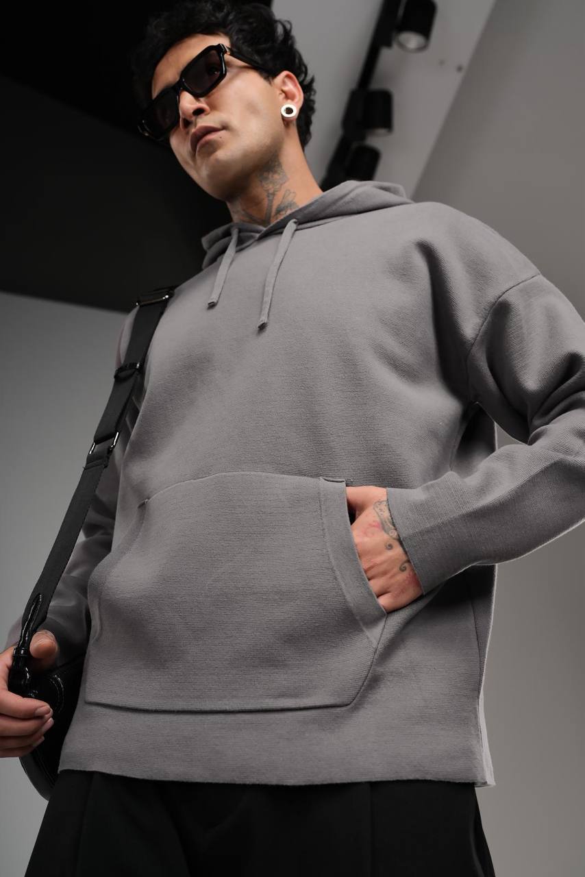 photo_2025-10-27_21-19-00 Мужское Базовое Хлопковое Серое Худи Свободного Кроя