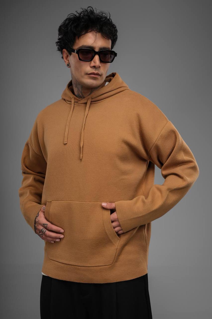 photo_2025-10-27_21-19-02 Мужское Базовое Хлопковое Рыжее Худи Свободного Кроя