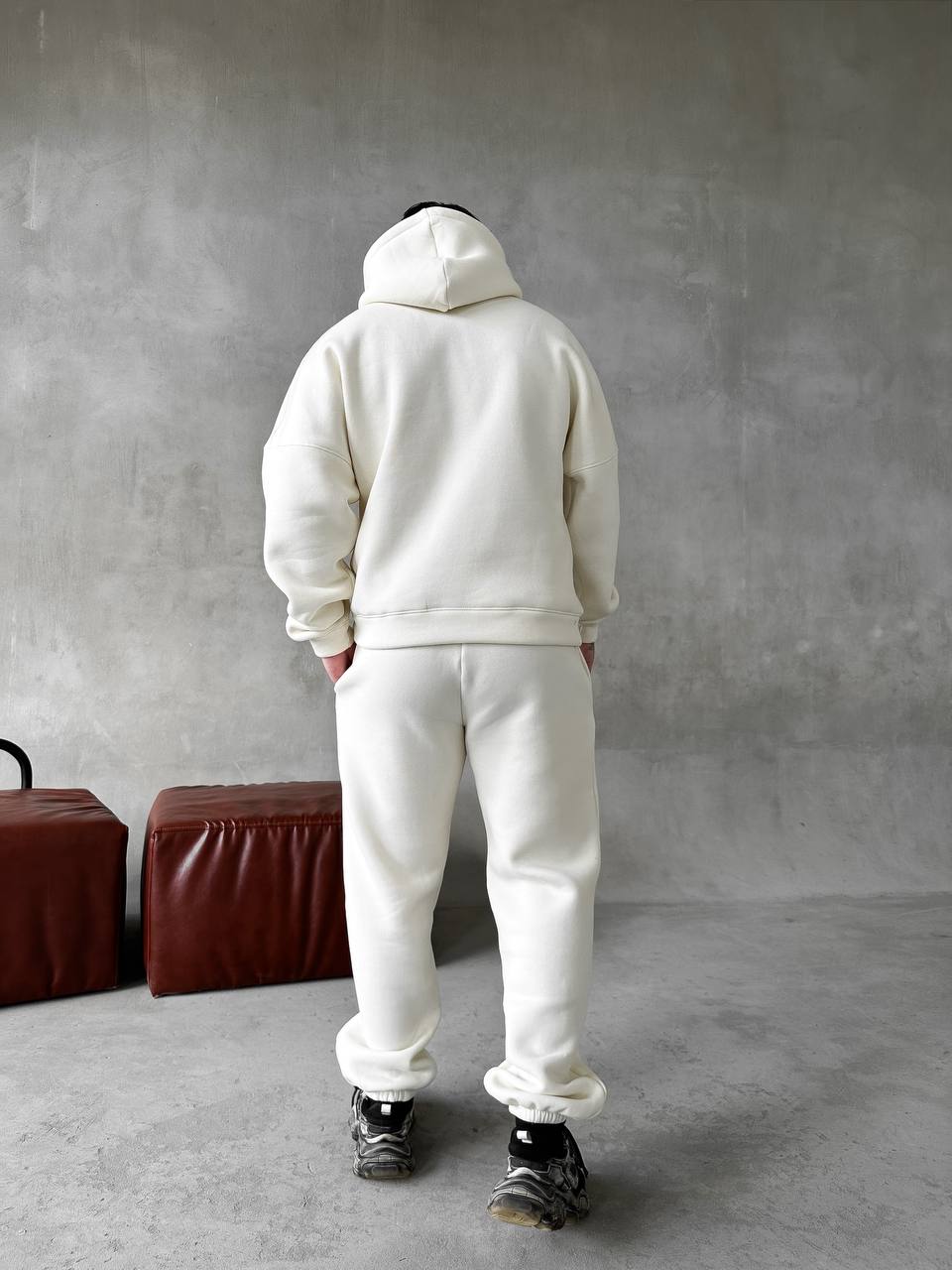photo_2025-10-30_22-21-47 Мужской Базовый Теплый Молочный Спортивный Костюм с Принтом – Толстовка Штаны с Начесом