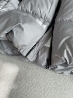 Мужская Зимняя Серая Куртка Пуховик - Стеганая Дутик с Капюшоном