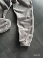 Мужской Теплый Флисовый Серый Костюм на Змейке - Зип Кофта под Горло + Штаны Джоггеры