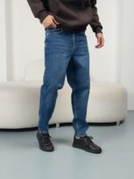 Мужские Синие Джинсы Banan - Свободные Джинсовые Штаны Бананы