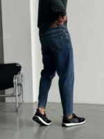 Мужские Темно-Синие Джинсы Banan - Свободные Джинсовые Штаны Бананы