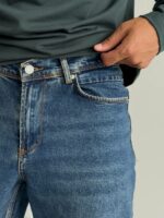 Мужские Темно-Синие Джинсы Banan - Свободные Джинсовые Штаны Бананы