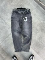 Мужские Свободные Серые Джинсы Mom Fit