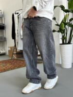 Мужские Широкие Серые Джинсы Baggy Fit