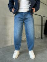 Мужские Широкие Синие Джинсы Баллоны - Джинсовые Штаны Balloon Skater