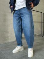 Мужские Широкие Синие Джинсы Баллоны - Джинсовые Штаны Balloon Skater