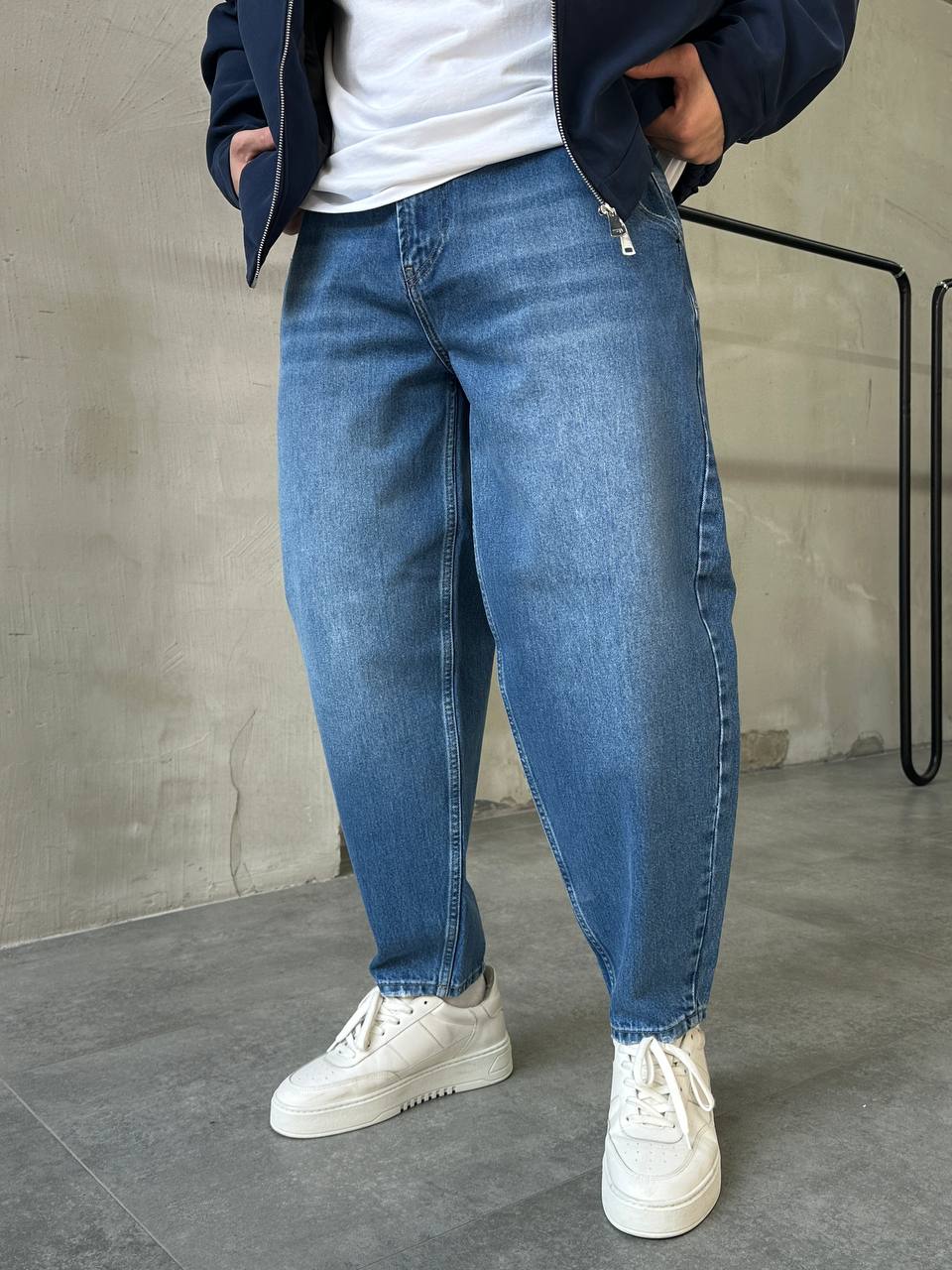 photo_2025-12-12_18-37-20 Мужские Широкие Синие Джинсы Баллоны - Джинсовые Штаны Balloon Skater