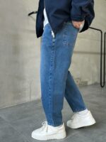 Мужские Широкие Синие Джинсы Баллоны - Джинсовые Штаны Balloon Skater