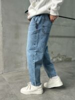 Мужские Широкие Голубые Джинсы Баллоны - Джинсовые Штаны Balloon Skater