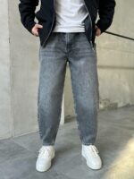 Мужские Широкие Серые Джинсы Баллоны - Джинсовые Штаны Balloon Skater