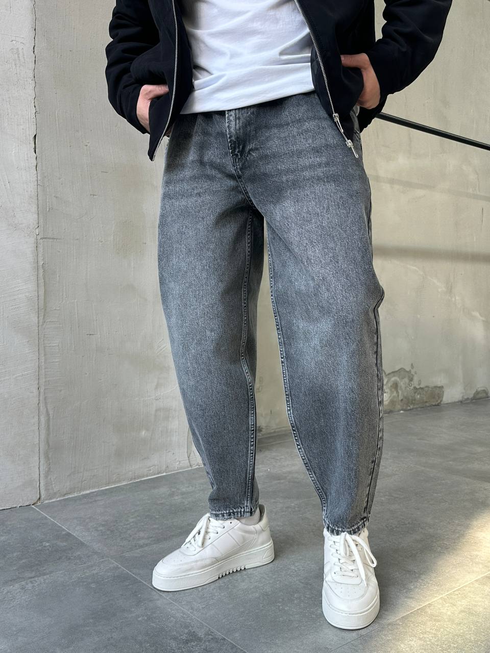 photo_2025-12-12_18-37-36 Мужские Широкие Серые Джинсы Баллоны - Джинсовые Штаны Balloon Skater