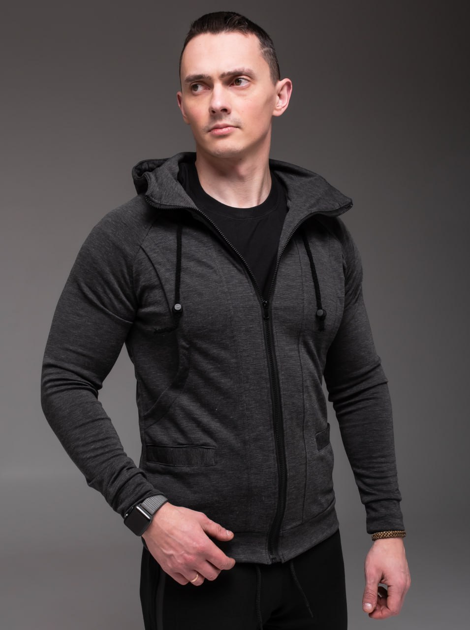 photo_2026-01-09_13-05-47 Мужское Гравитовое Зип Худи на Молнии - Кофта Зипка с Капюшоном