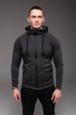 Мужское Гравитовое Зип Худи на Молнии - Кофта Зипка с Капюшоном