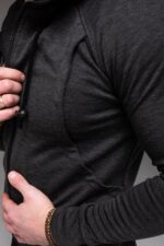 Мужское Гравитовое Зип Худи на Молнии - Кофта Зипка с Капюшоном