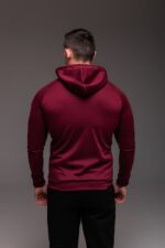 Мужское Красное Зип Худи на Молнии - Кофта Зипка с Капюшоном