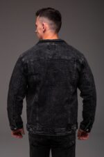 Мужская Графитовая Джинсовка Варенка на Металлических Пуговицах