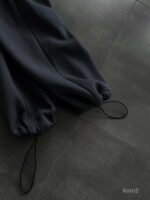 Мужской Графитовый Спортивный Костюм Худи Штаны с Вышитой Надписью - Утепленный на Флисе