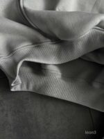 Мужской Серый Спортивный Костюм Худи Штаны с Вышитой Надписью - Утепленный на Флисе